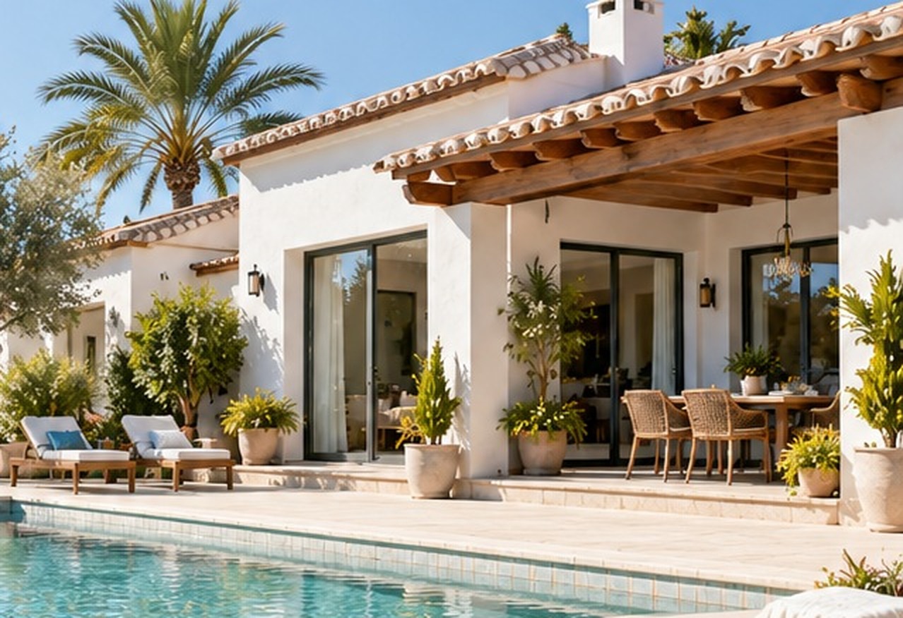 Villa mediterránea con jardín en la Costa Blanca